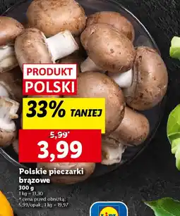 Lidl Polskie pieczarki brązowe oferta