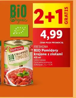 Lidl Pomidory włoskie z ziołami Freshona oferta