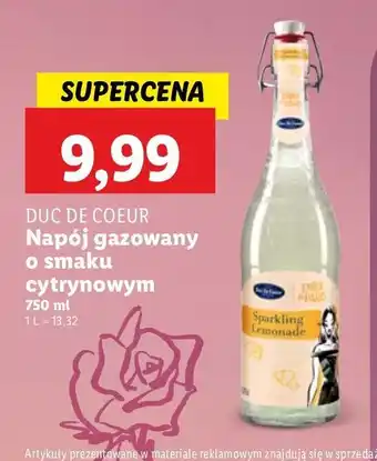 Lidl Lemoniada cytrynowo- limonkowa Duc De Coeur oferta