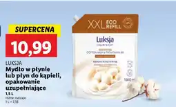 Lidl Mydło w płynie cotton milk & provitamin b5 Luksja Creamy Soft oferta