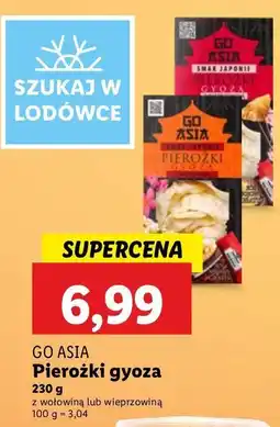 Lidl Pierożki gyoza z wołowiną Go Asia oferta