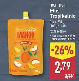 ALDI Mus mango Owolovo oferta