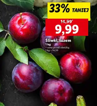 Lidl Śliwki, luzem oferta