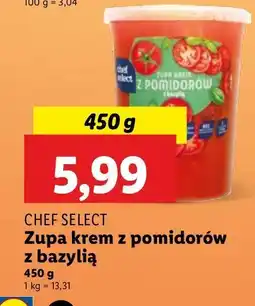 Lidl Zupa krem z pomidorów i bazylią Chef Select oferta