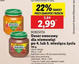 Lidl Jabłka ze słodką marchewką Bobovita oferta