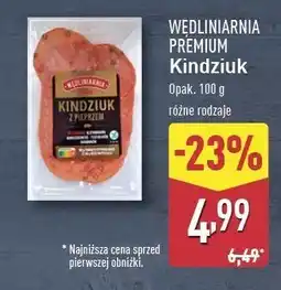 ALDI Kindziuk plastry Wędliniarnia Premium oferta