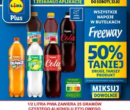 Lidl Herbata mrożona brzoskwinia Freeway oferta