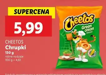 Lidl Chrupki zielona cebulka Cheetos oferta