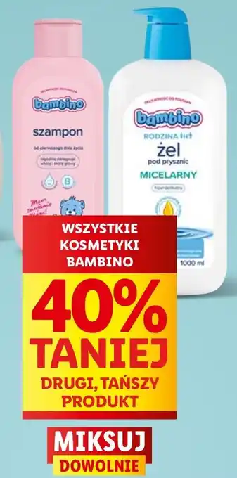 Lidl Żel pod prysznic micelarny Bambino Rodzina oferta