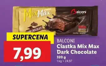 Lidl Ciastka mix max dark Balconi oferta