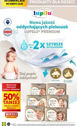 Lidl Pieluszki extra large 6 Lupilu Premium oferta