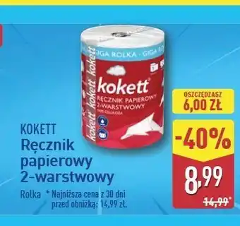 ALDI Ręcznik papierowy 2-warstwowy Kokett oferta