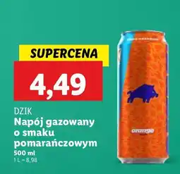 Lidl Napój energetyczny zero kalorii orange Wk Dzik oferta