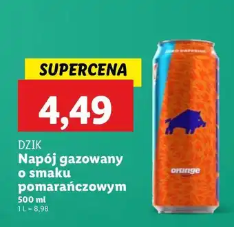 Lidl Napój energetyczny zero kalorii orange Wk Dzik oferta