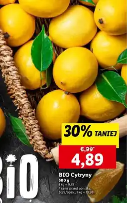 Lidl Cytryny bio oferta