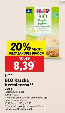 Lidl Kaszka 5 zbóż Hipp Bio oferta