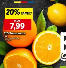 Lidl Pomarańcze bio oferta