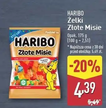 ALDI Żelki Haribo Złote Misie oferta