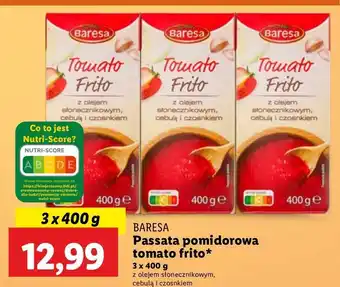 Lidl Passata pomidorowa Baresa oferta