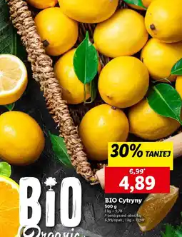 Lidl Bio cytryny oferta