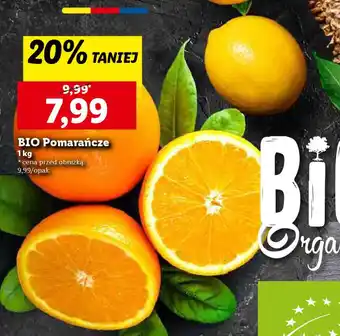 Lidl Bio pomarańcze oferta