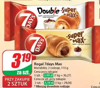 Dino Rogal z nadzieniem kakaowo-waniliowym 7 Days Double Max oferta