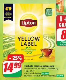 Dino Herbata Lipton Yellow Label Tea oferta