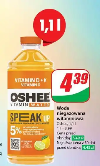 Dino Napój witaminy d+k Oshee Vitamin Water oferta