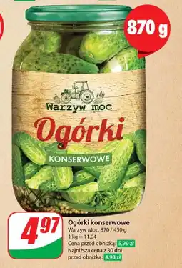 Dino Ogórki konserwowe Warzyw Moc oferta