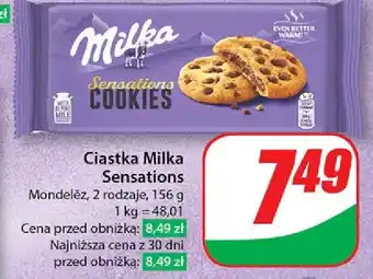 Dino Ciastka z kawałkami czekolady Milka Sensations oferta