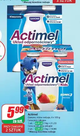 Dino Jogurt classic Danone Actimel oferta