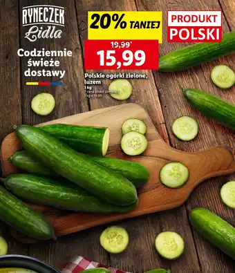 Lidl Polskie ogórki zielone, luzem oferta