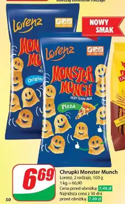 Dino Chrupki pizza Lorenz Monster Munch oferta