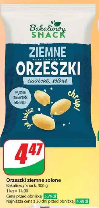 Dino Orzeszki ziemne smażone solone Bakaliowy Snack oferta