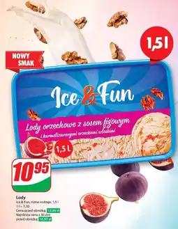 Dino Lody orzechowe z sosem figowym Koral Ice&Fun oferta