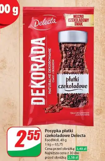 Dino Posypka płatki czekoladowe Delecta Decorada oferta