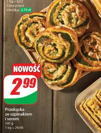 Dino Przekąska ze szpinakiem i serem oferta