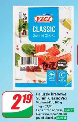 Dino Paluszki z surimi krabella Vici oferta