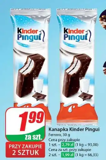 Dino Baton kakaowy Kinder Pingui oferta