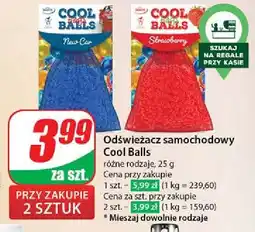 Dino Odświezacz samochodowy cool balls strawberry Tasotti oferta