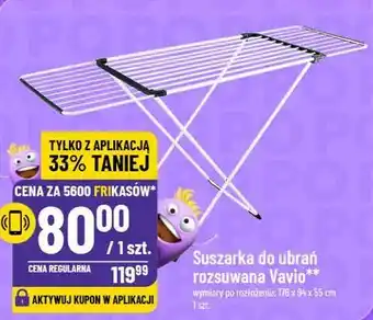 Polomarket Suszarka do ubrań rozsuwana Vavio oferta