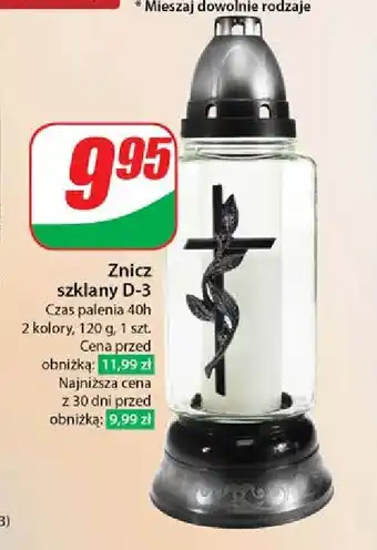 Dino Znicz szklany d-3 oferta