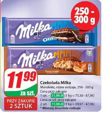 Dino Czekolada peanut caramel Milka Mmmax oferta