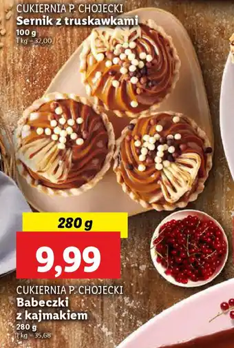 Lidl Cukiernia p. chojecki babeczki z kajmakiem oferta