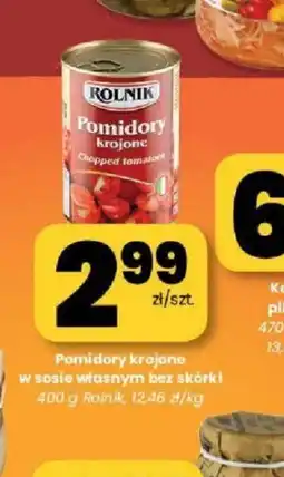 EMMA market Pomidory krojone w sosie własnym bez skórki Rolnik oferta