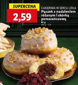 Lidl Cukiernia w sercu lidla pączek z nadzieniem różanym oferta