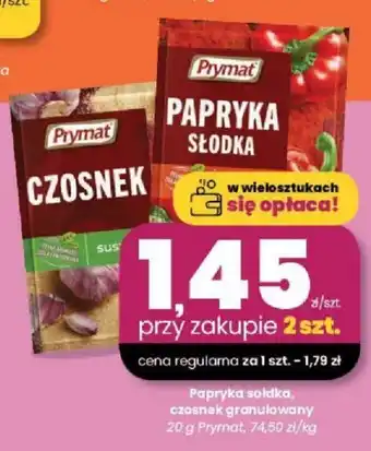 EMMA market Papryka słodka, czosnek granulowany Prymat oferta