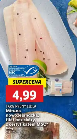 Lidl Targ rybny lidla miruna nowozelandzka oferta