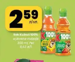 EMMA market Sok Kubuś 100% oferta