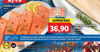 Lidl Pstrąg łososiowy, porcje oferta